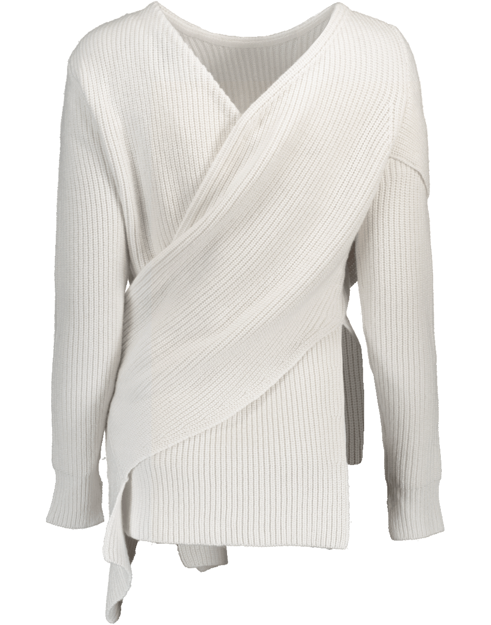3.1 PHILLIP LIM-Draped Wool Sweater-
