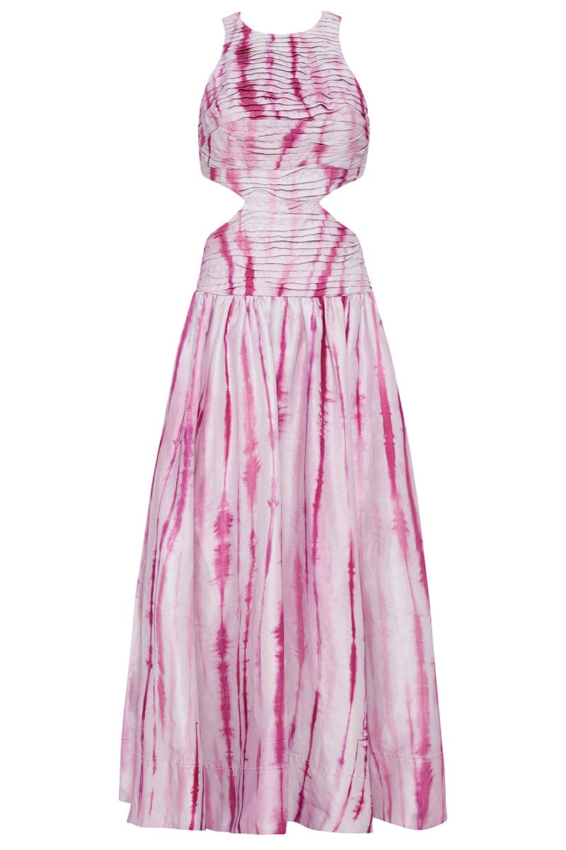 Introspect Ripple Midi Dress CLOTHINGDRESSCASUAL AJE   
