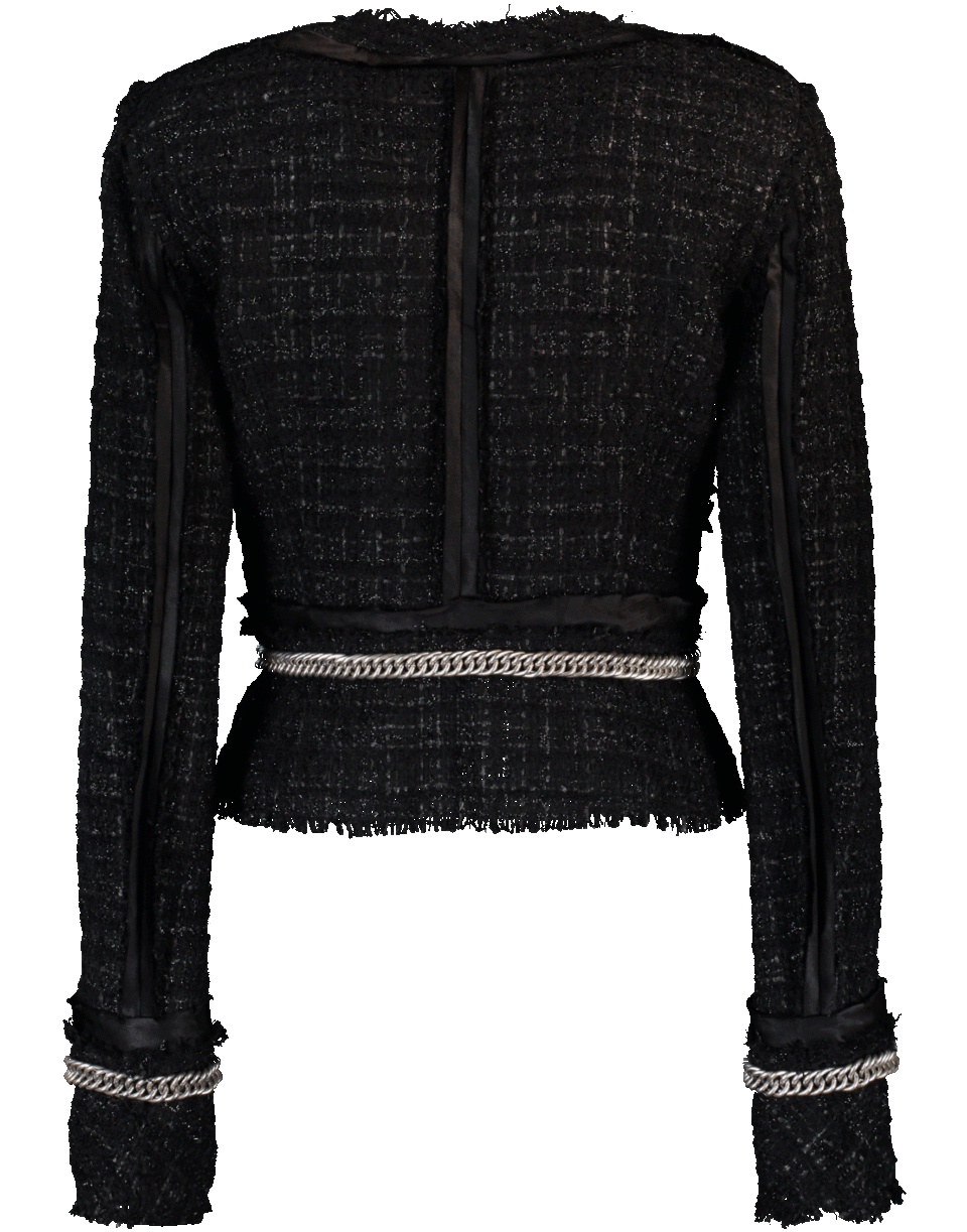 ALEXANDER WANG-Deconstructed Tweed Jacket-