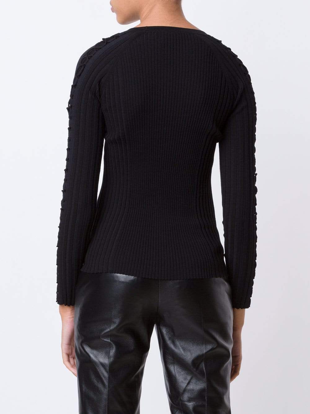 ALEXANDER WANG-Lace Up Pullover-