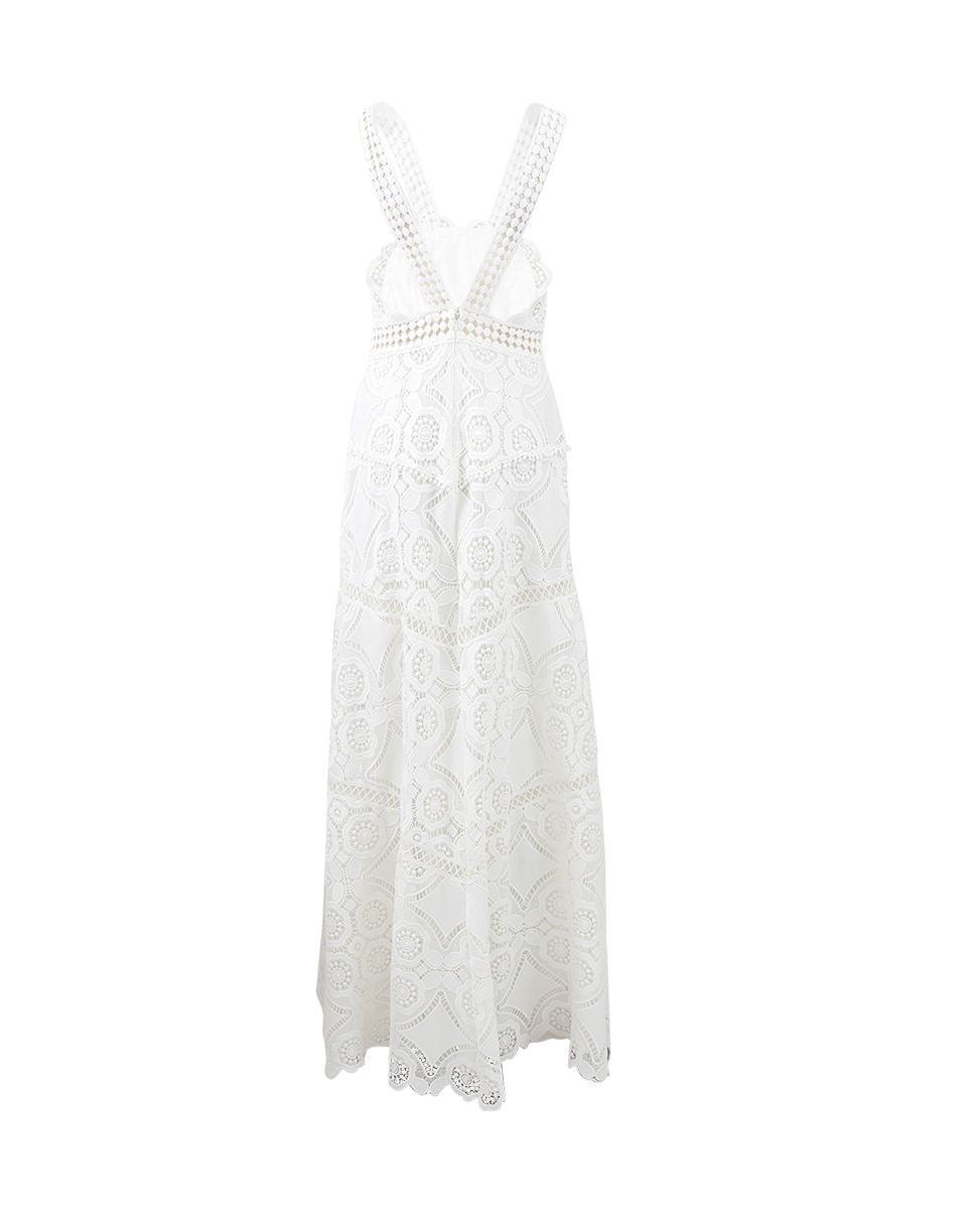 ALEXIS-Eveline Crochet Dress-WHITE