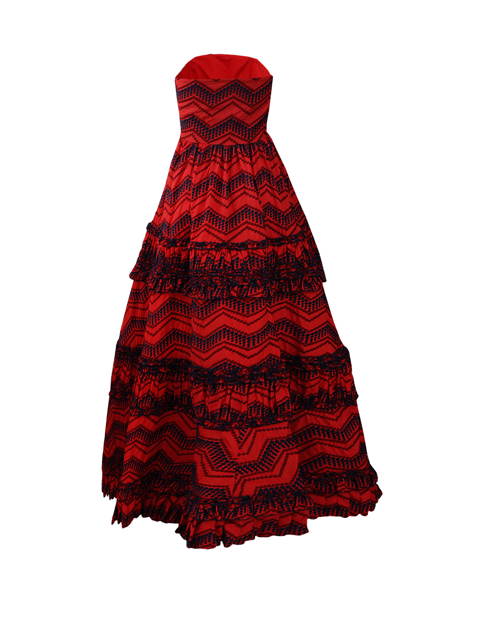 ALEXIS-Clare Gown-AZTECRED