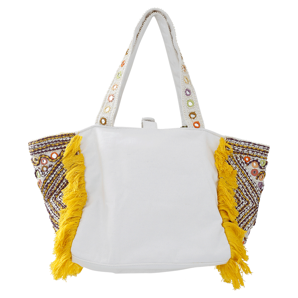 ANTIK BATIK-Kino Cabas Embroidered Bag-WHITE