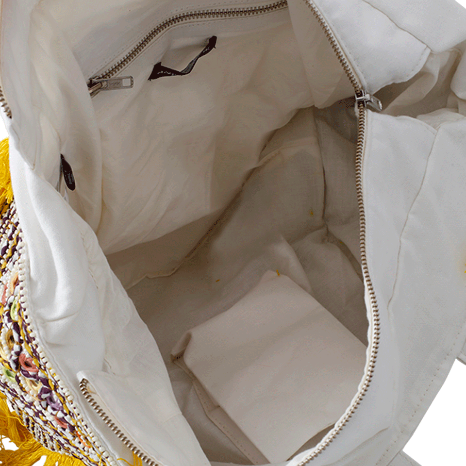 ANTIK BATIK-Kino Cabas Embroidered Bag-WHITE