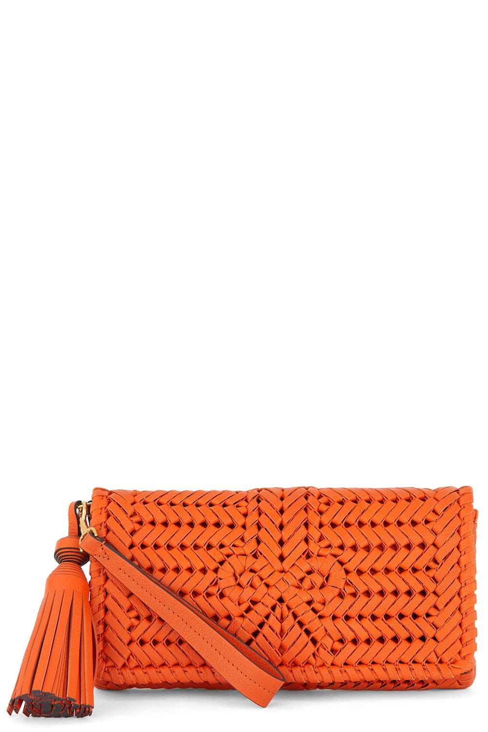 Anya Hindmarch The Neeson Tassel Leather Clutch