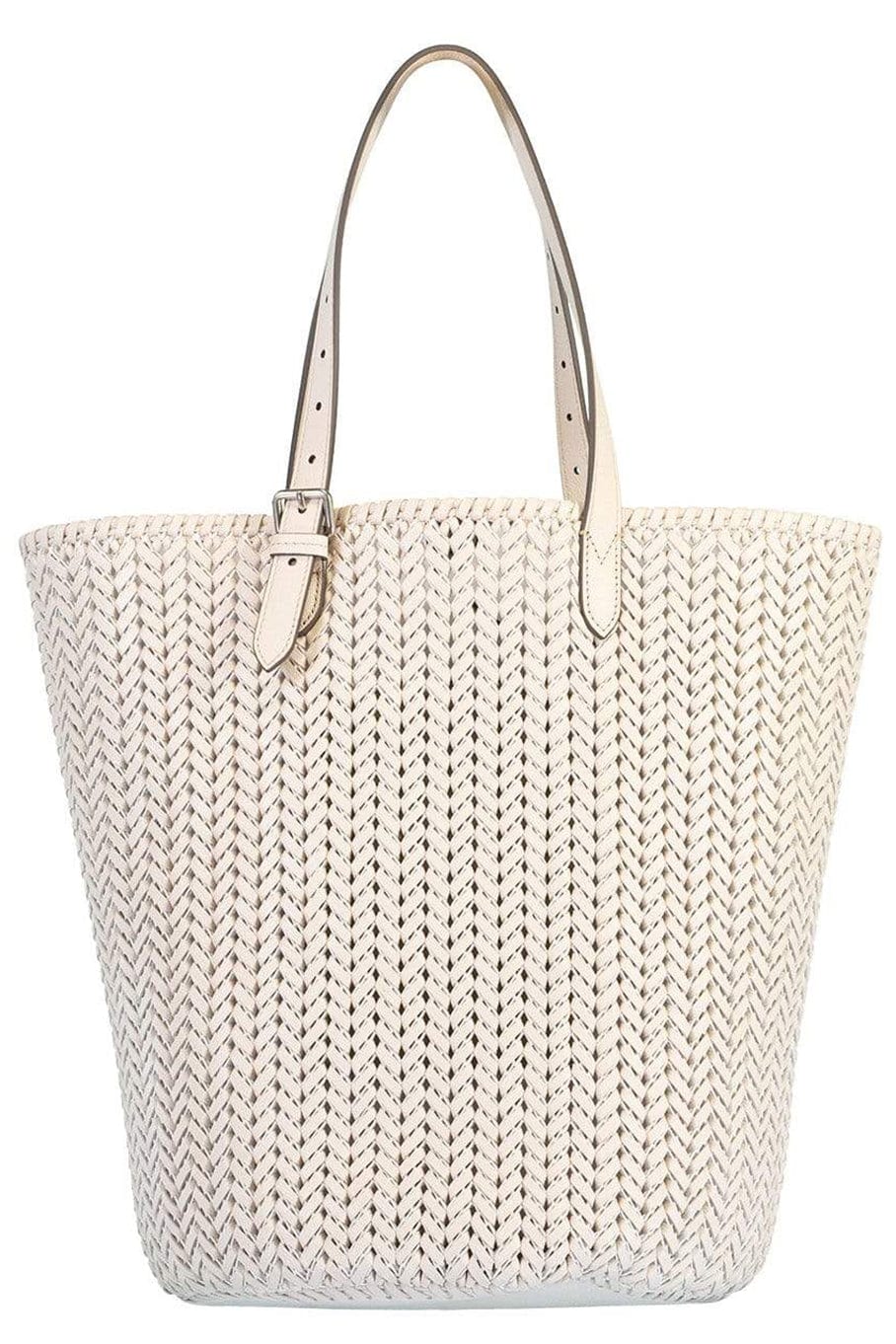 ANYA HINDMARCH-The Neeson Cylinder Tote-CHALK