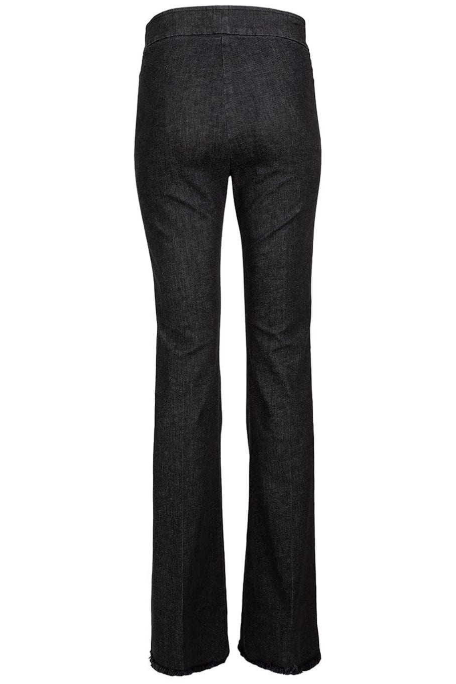 Bellini Denim Fray Pant - Dark Grey CLOTHINGPANTWIDE LEG AVENUE MONTAIGNE   