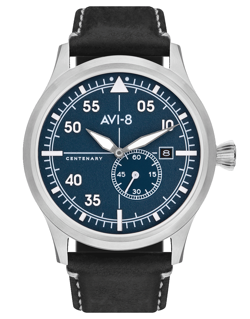 AVI-8-Black Flyboy Centenary Watch-BLACK