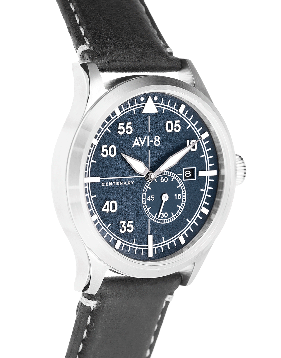 AVI-8-Black Flyboy Centenary Watch-BLACK