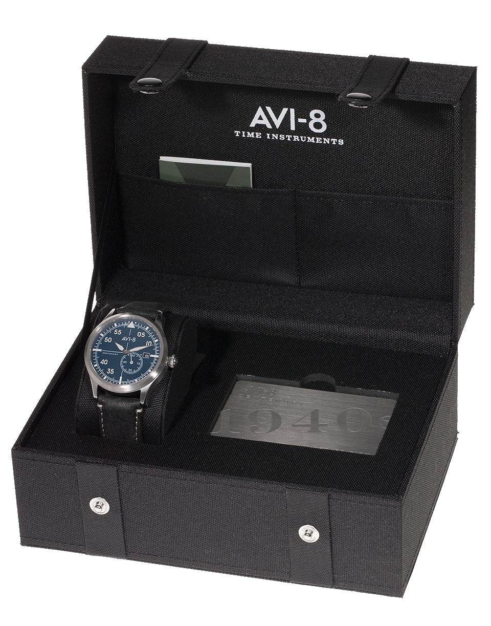 Black Flyboy Centenary Watch ACCESSORIEWATCHES AVI-8   