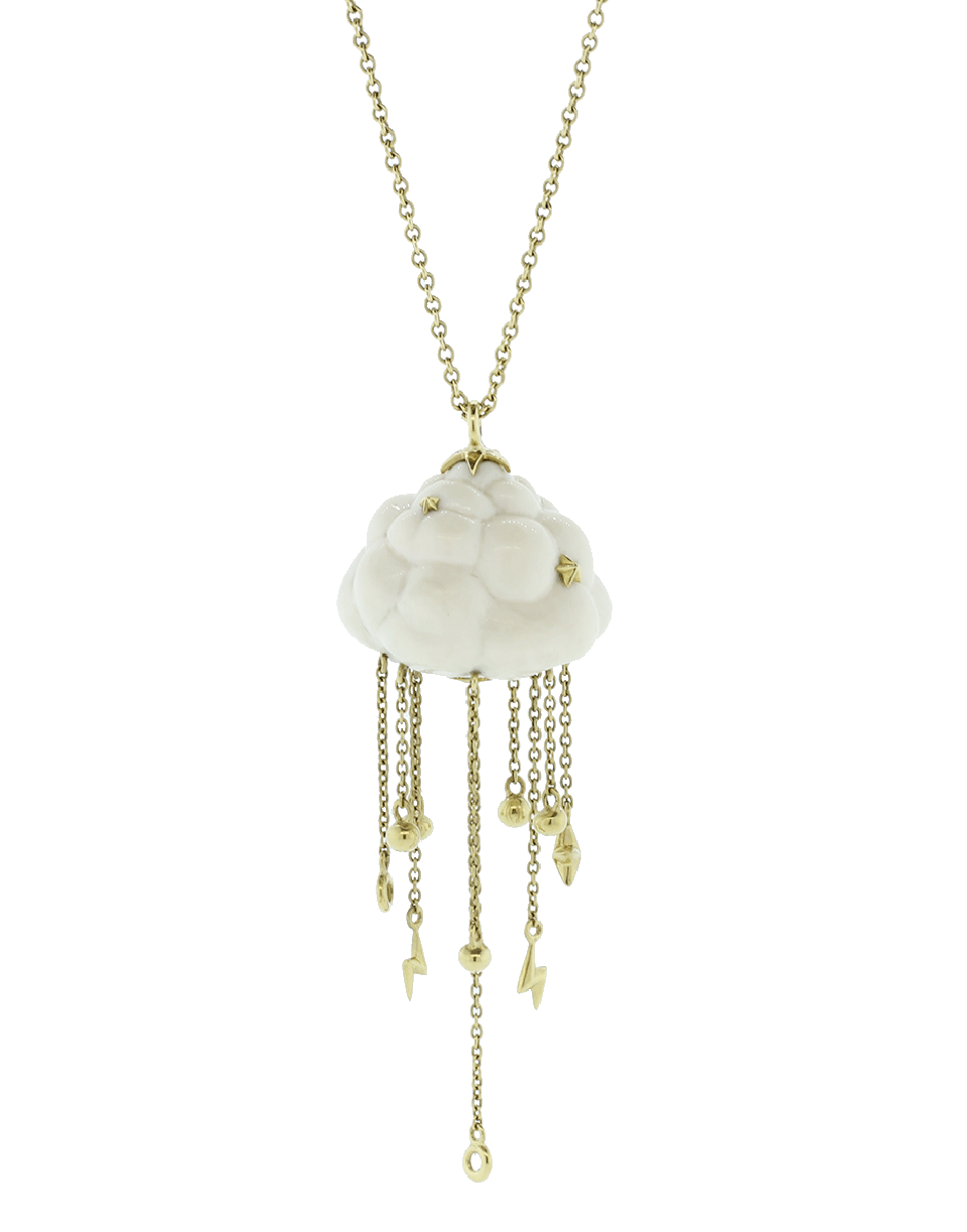 BIBI VAN DER VELDEN-Cloud Necklace-YELLOW GOLD
