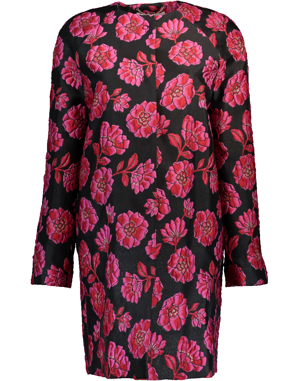 BLUGIRL-Floral Brocade Coat-