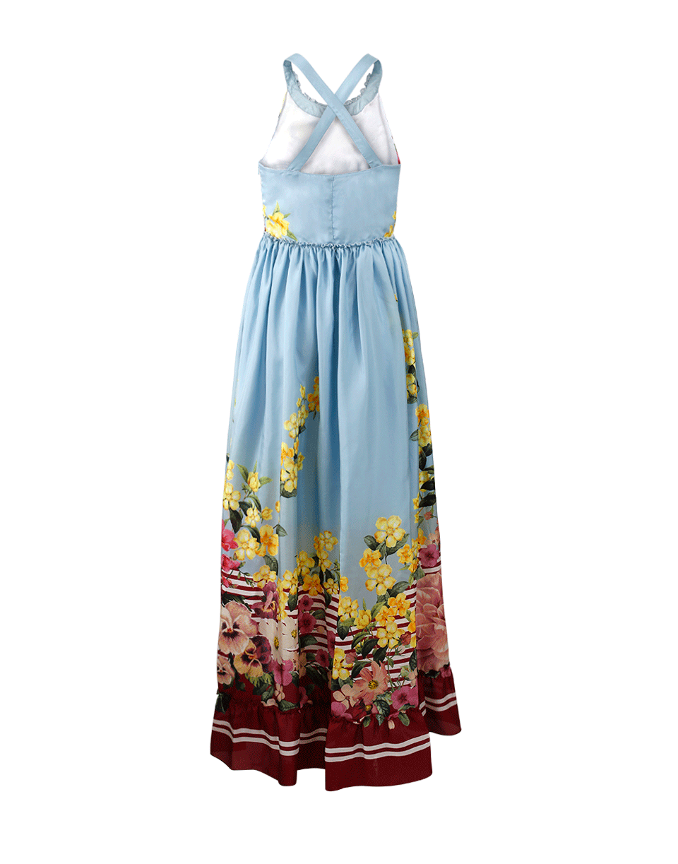 BLUGIRL-Floral Striped Dress-