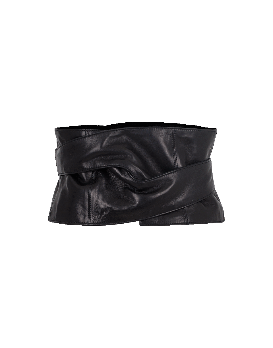 BRUNELLO CUCINELLI-Leather Corset Belt-