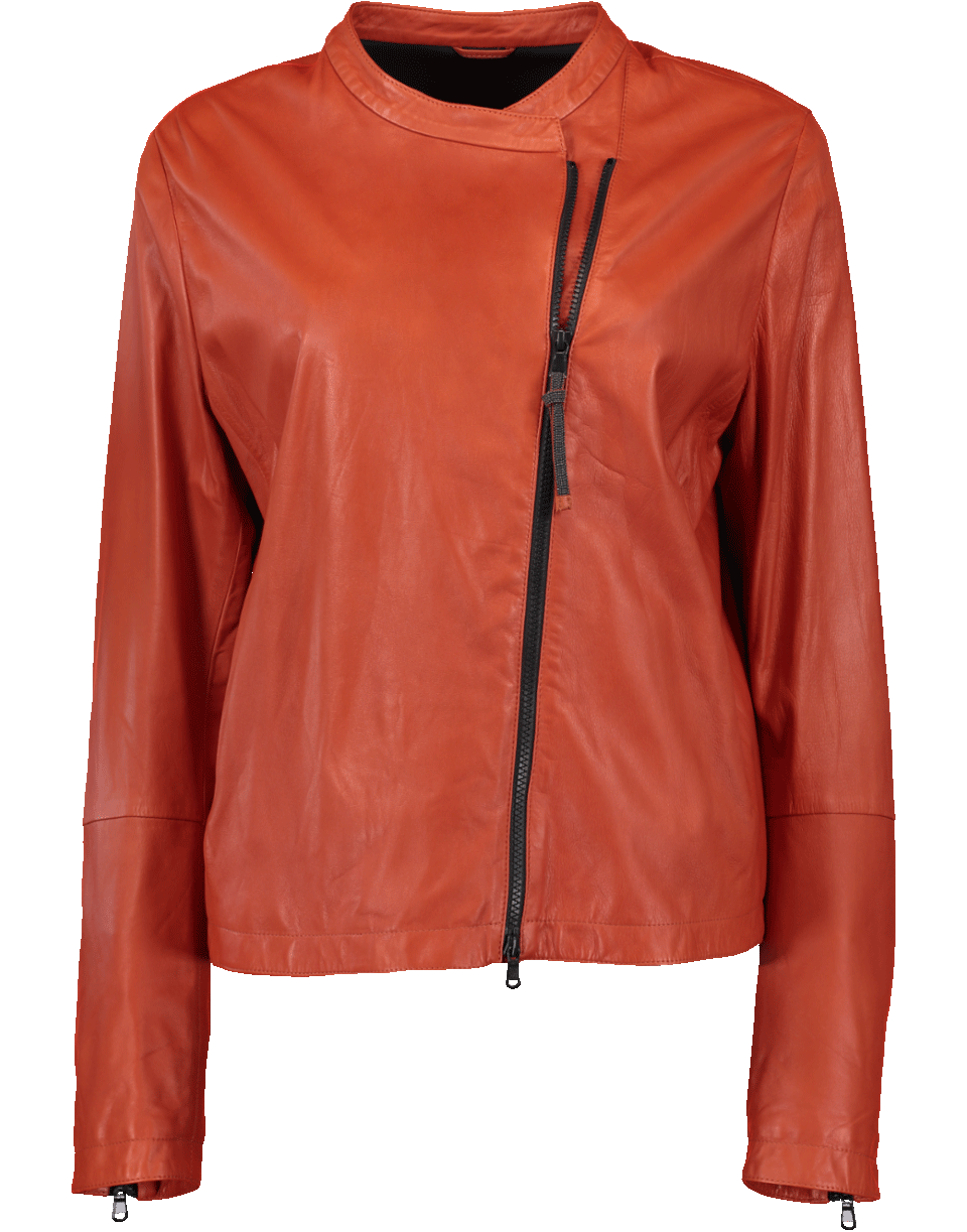 Glove Leather Jacket CLOTHINGCOATLEATHER BRUNELLO CUCINELLI   