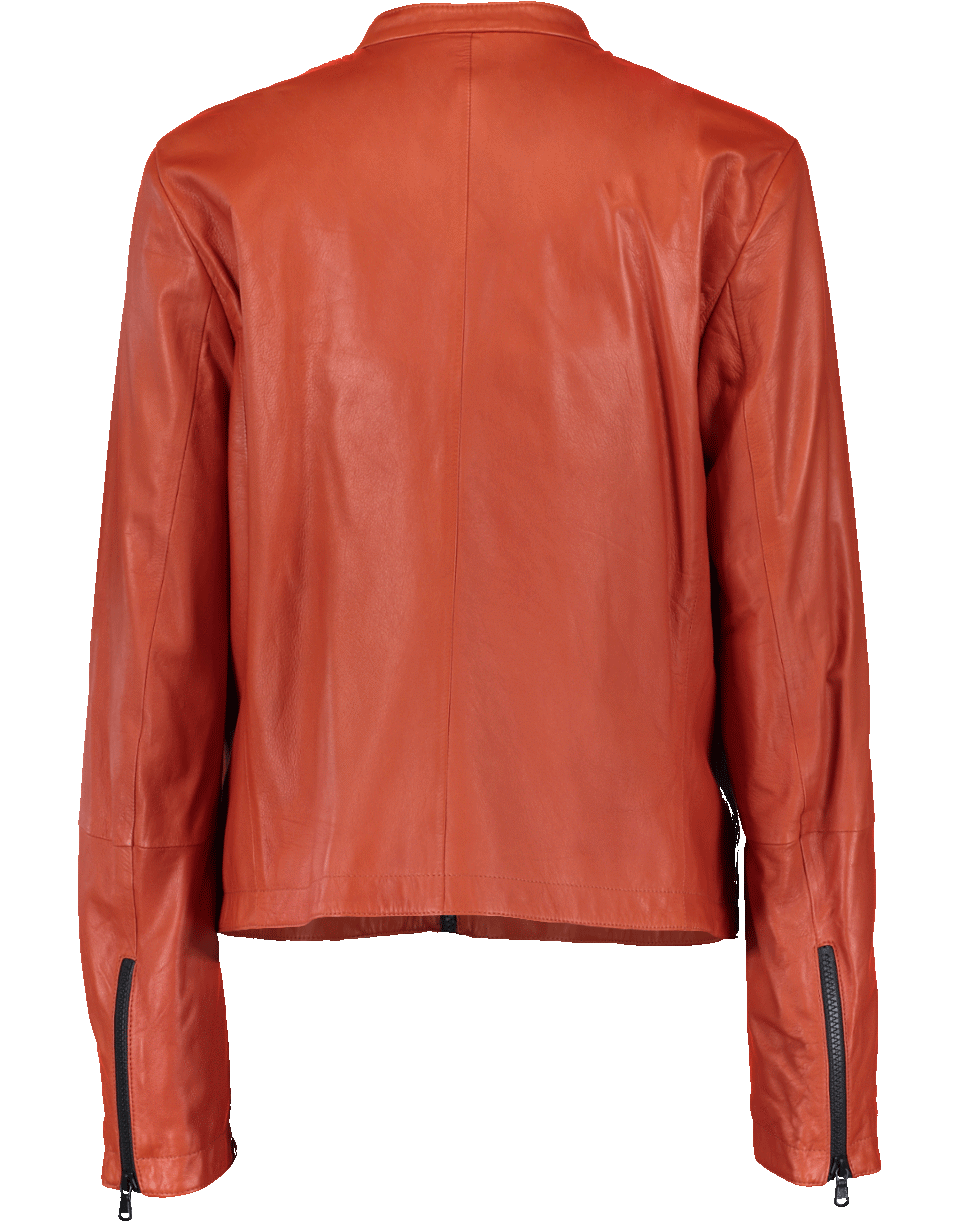 BRUNELLO CUCINELLI-Glove Leather Jacket-