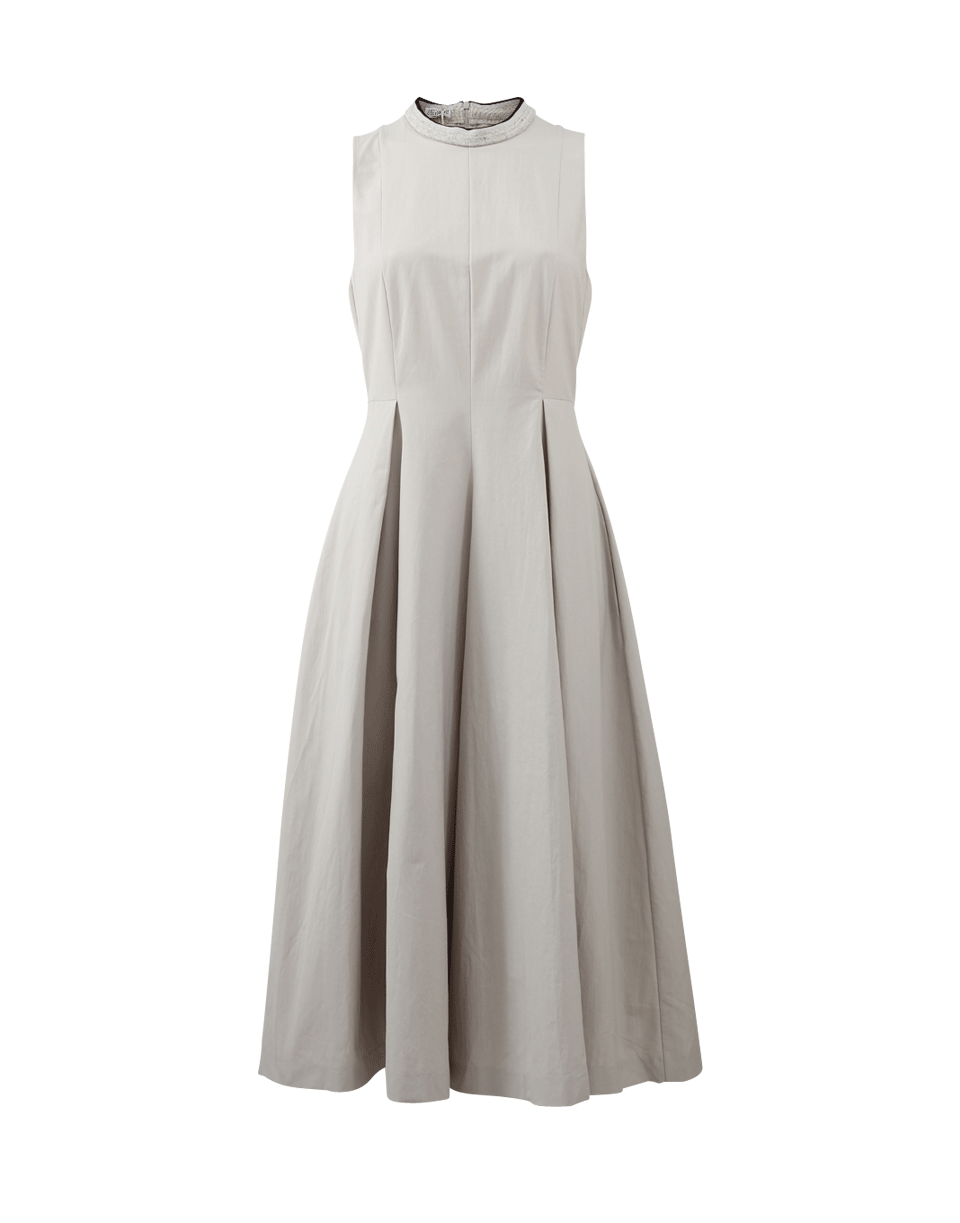 BRUNELLO CUCINELLI-High-Waisted Skirt Dress-