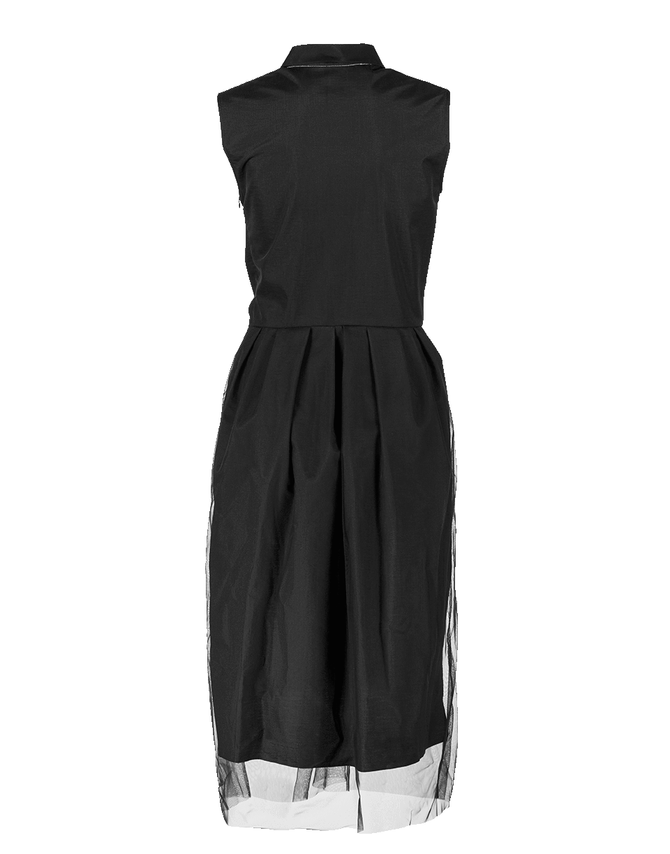 Wrap Dress With Sheer Hem CLOTHINGDRESSCASUAL BRUNELLO CUCINELLI   