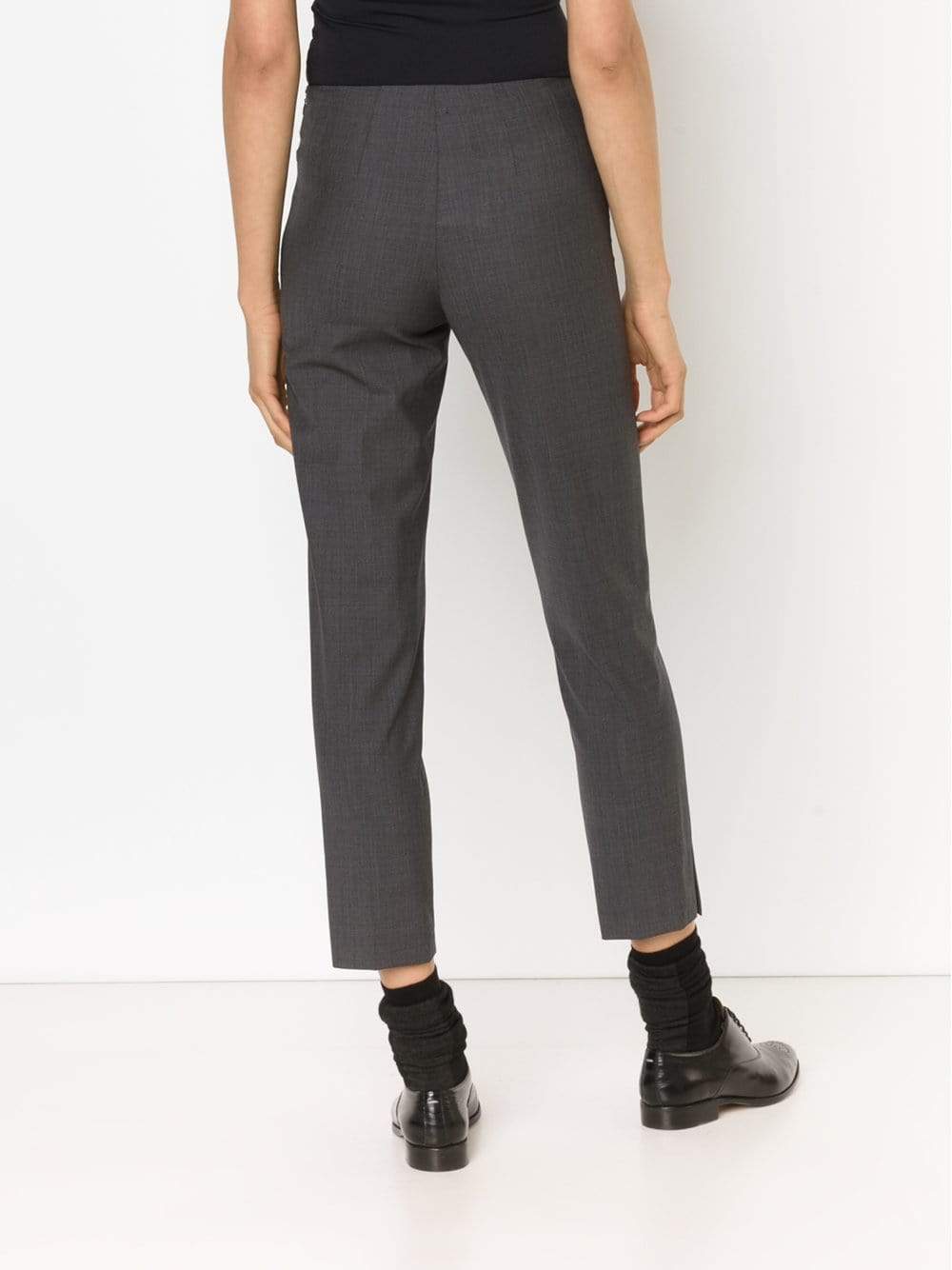 BRUNELLO CUCINELLI-Side Zip Ankle Pant-