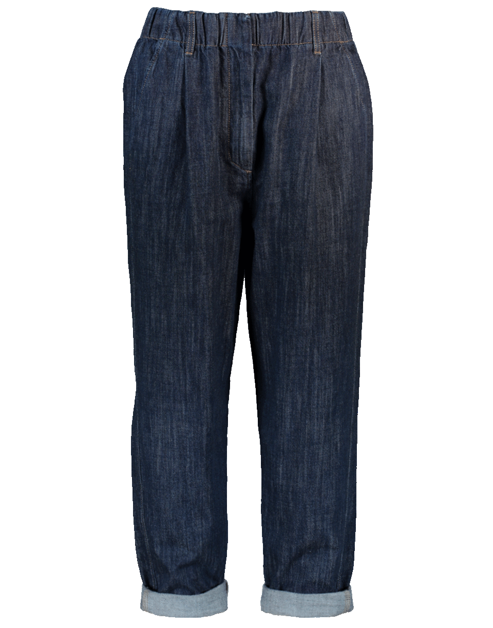 Oversized Denim Pant CLOTHINGPANTDENIM BRUNELLO CUCINELLI   