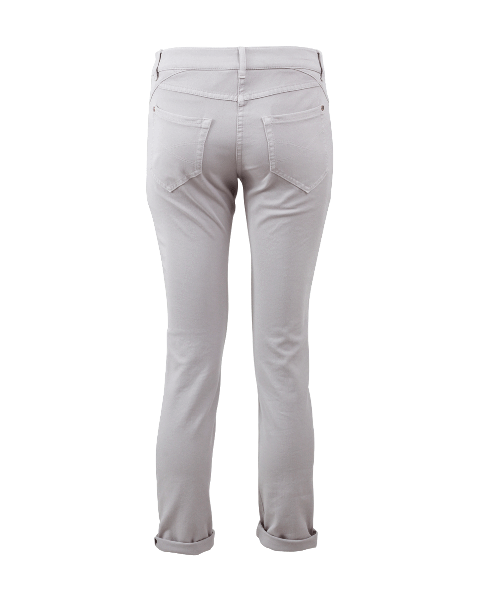 BRUNELLO CUCINELLI-Garment Dyed Five Pocket Jean-
