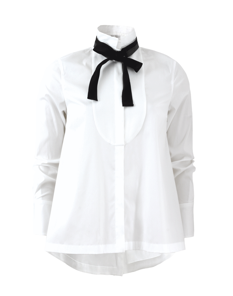 Neck Tie Shirt CLOTHINGTOPBLOUSE BRUNELLO CUCINELLI   