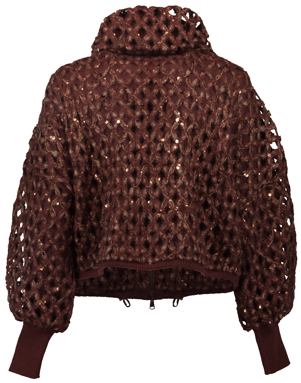 Luxury Net Zip Jacket CLOTHINGTOPCARDIGAN BRUNELLO CUCINELLI   