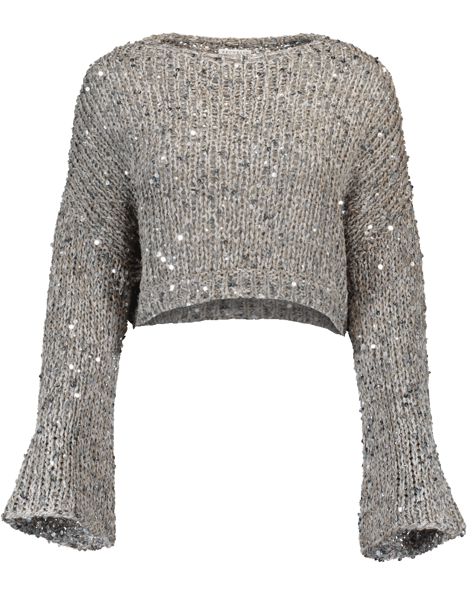 Blended Paillette Sweater CLOTHINGTOPSWEATER BRUNELLO CUCINELLI   