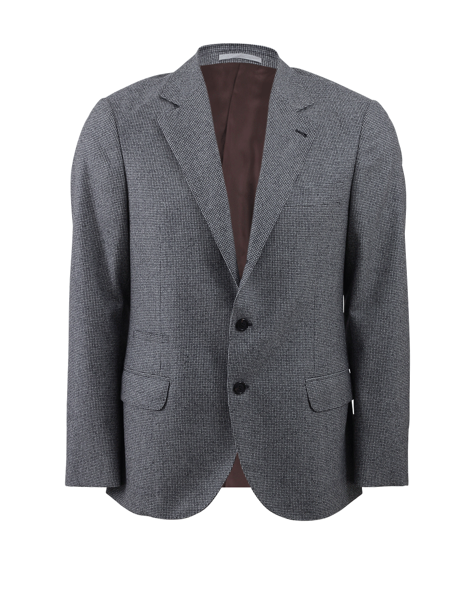 BRUNELLO CUCINELLI-Check Suit Jacket-