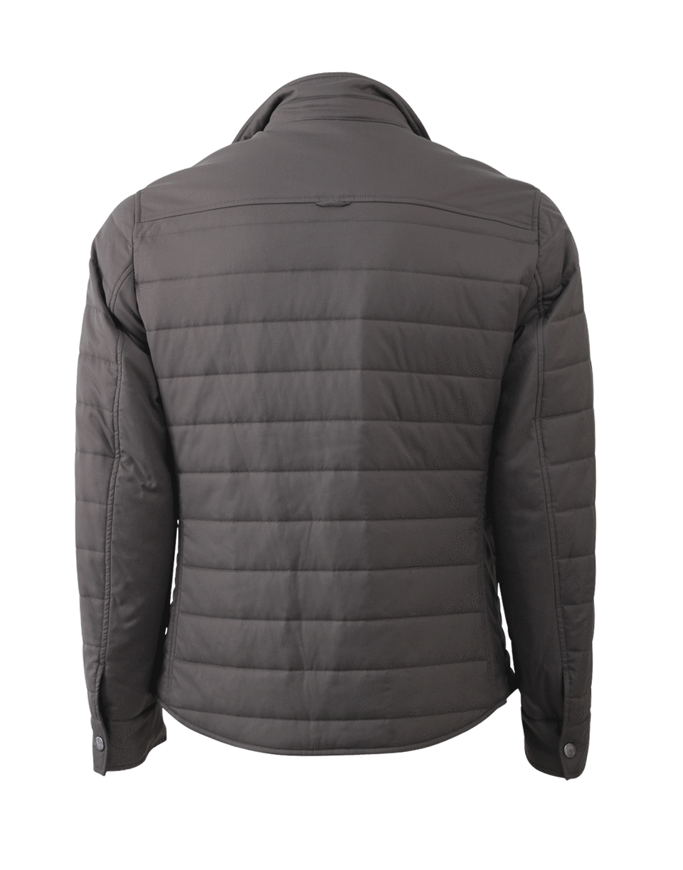 Nylon Snap Shirt Jacket MENSCLOTHINGJACKET BRUNELLO CUCINELLI   