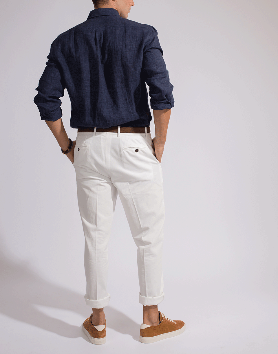 Flat Front Trouser MENSCLOTHINGPANTS BRUNELLO CUCINELLI   
