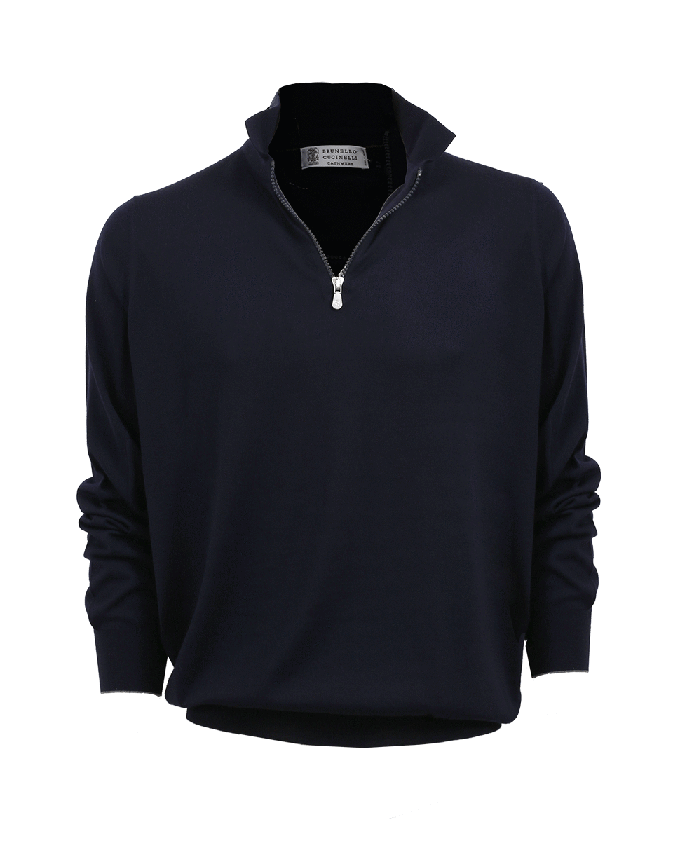 BRUNELLO CUCINELLI-Zippered Sweater-