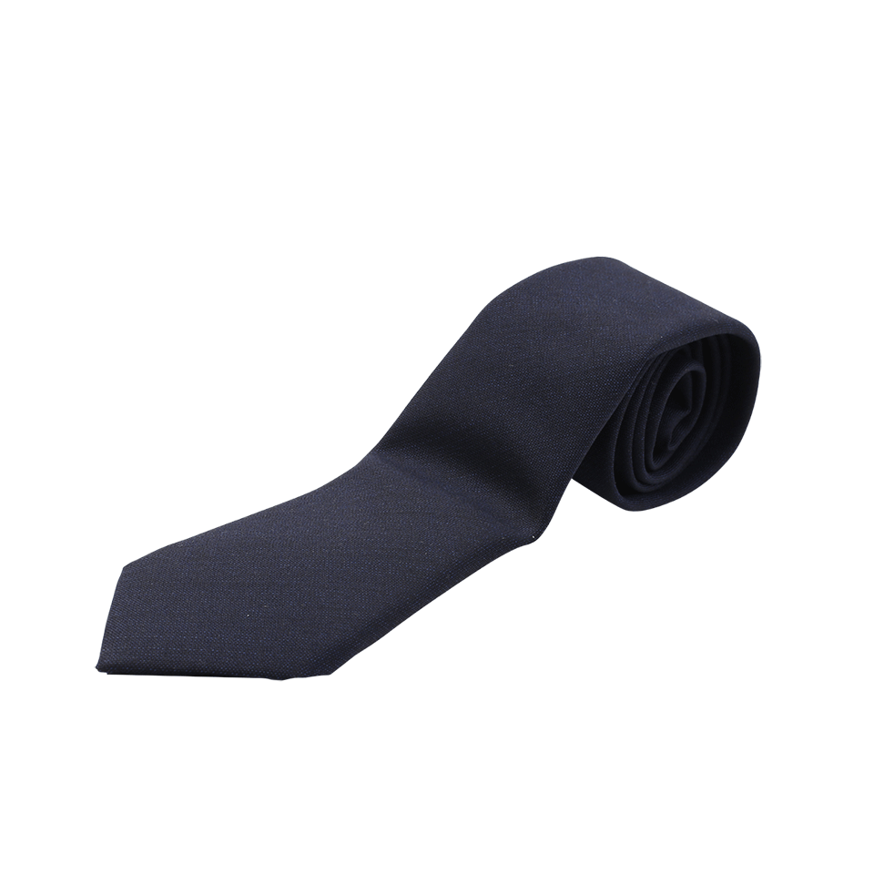 BRUNELLO CUCINELLI-Solid Wool Tie-NAVY
