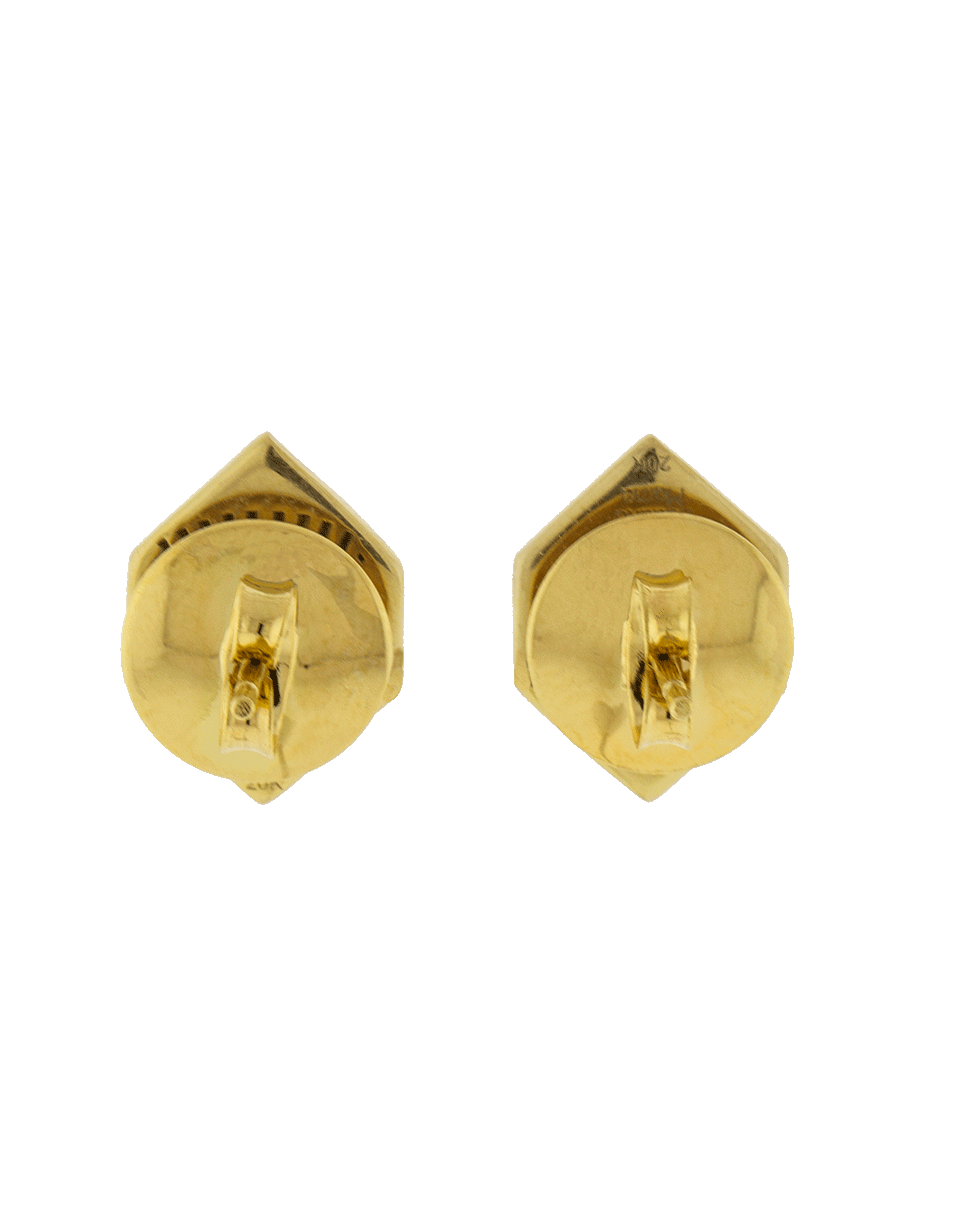 BUDDHA MAMA-Diamond Star Stud Earrings-YELLOW GOLD