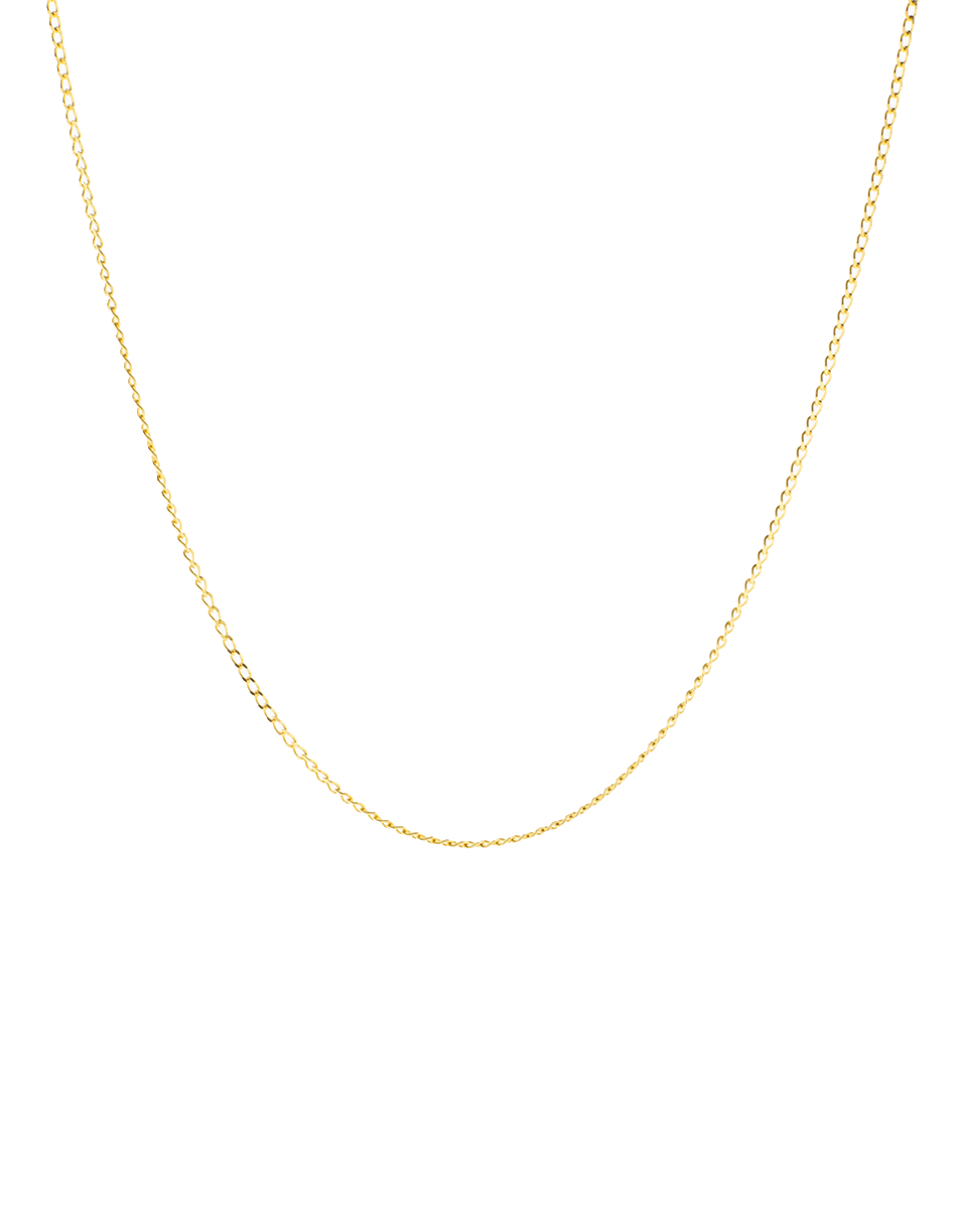 BUDDHA MAMA-Diamond Curd Chain Necklace-YELLOW GOLD