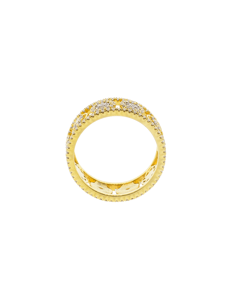 BUDDHA MAMA-Mandala Double Band Ring-YELLOW GOLD