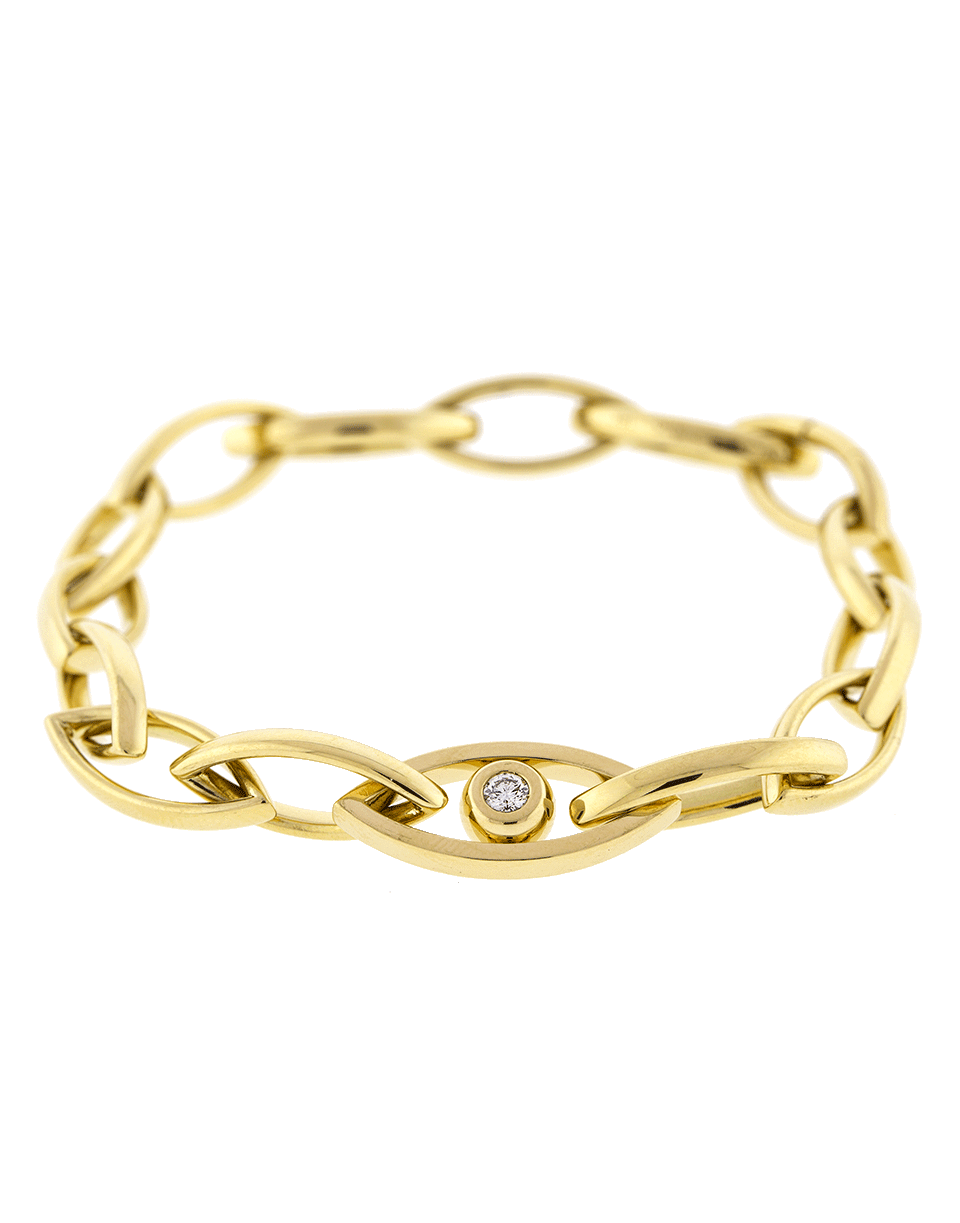 CADAR-Reflection Link Bracelet-YELLOW GOLD