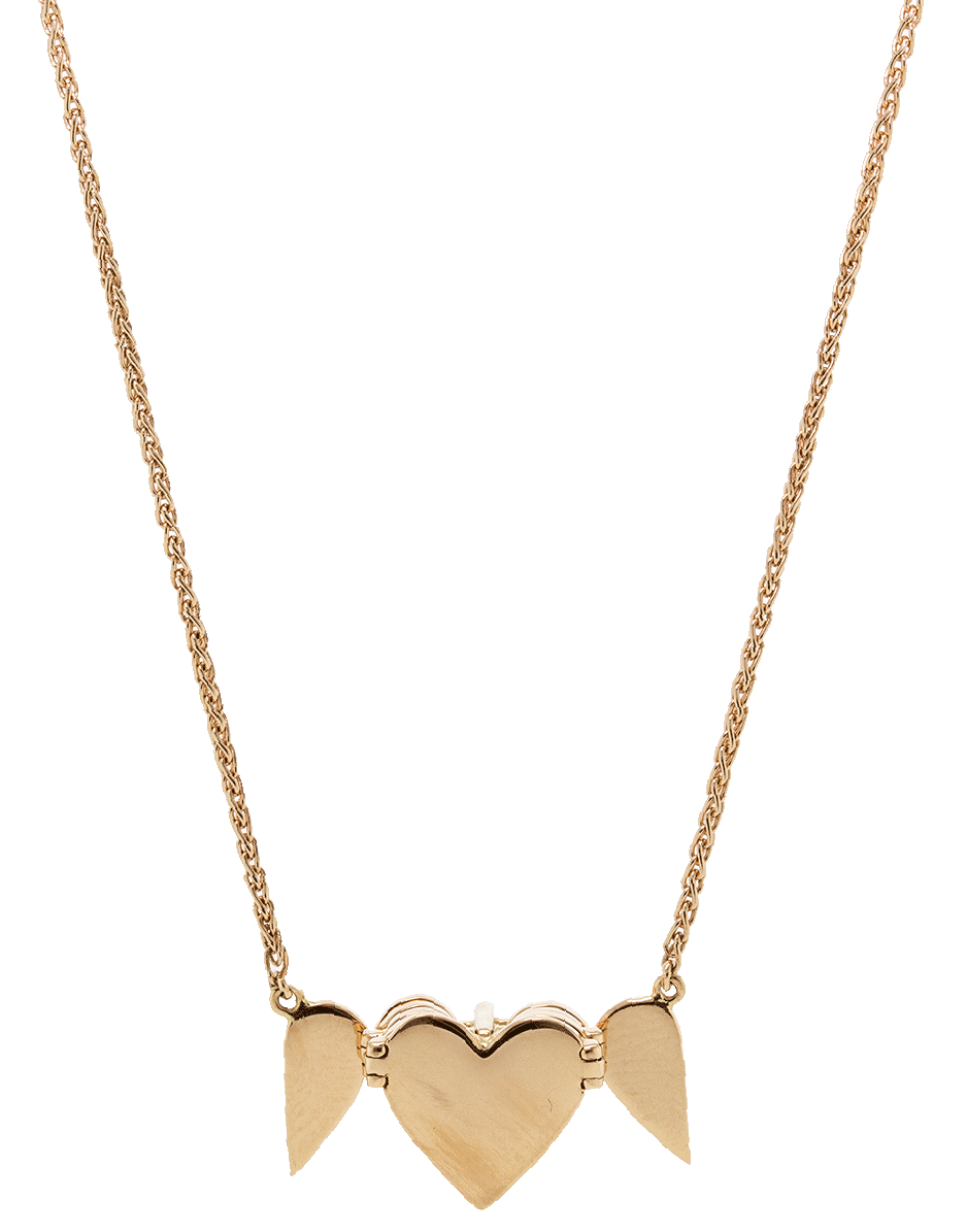 CADAR-Endless 3 Heart Necklace-ROSE GOLD
