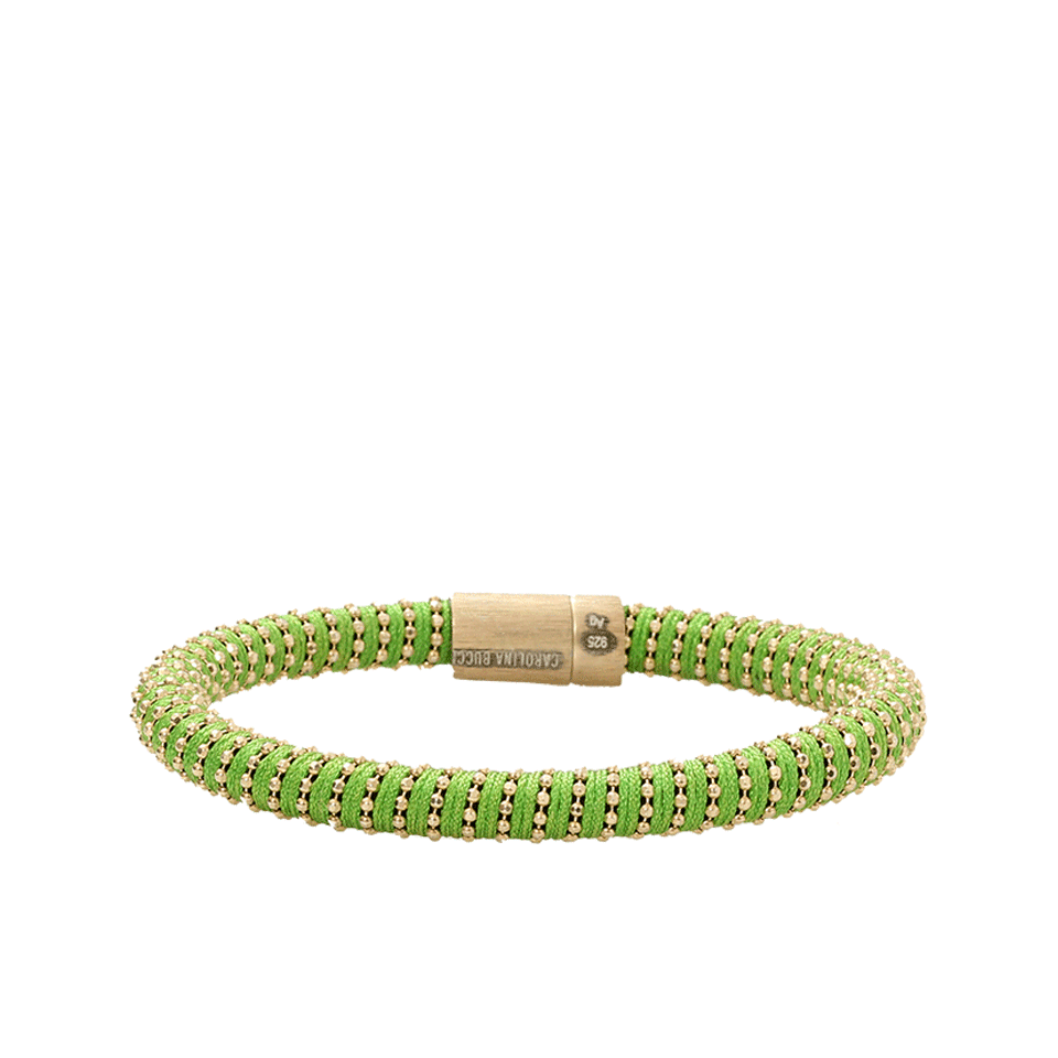 CAROLINA BUCCI-Green Twister Band Bracelet-GREEN