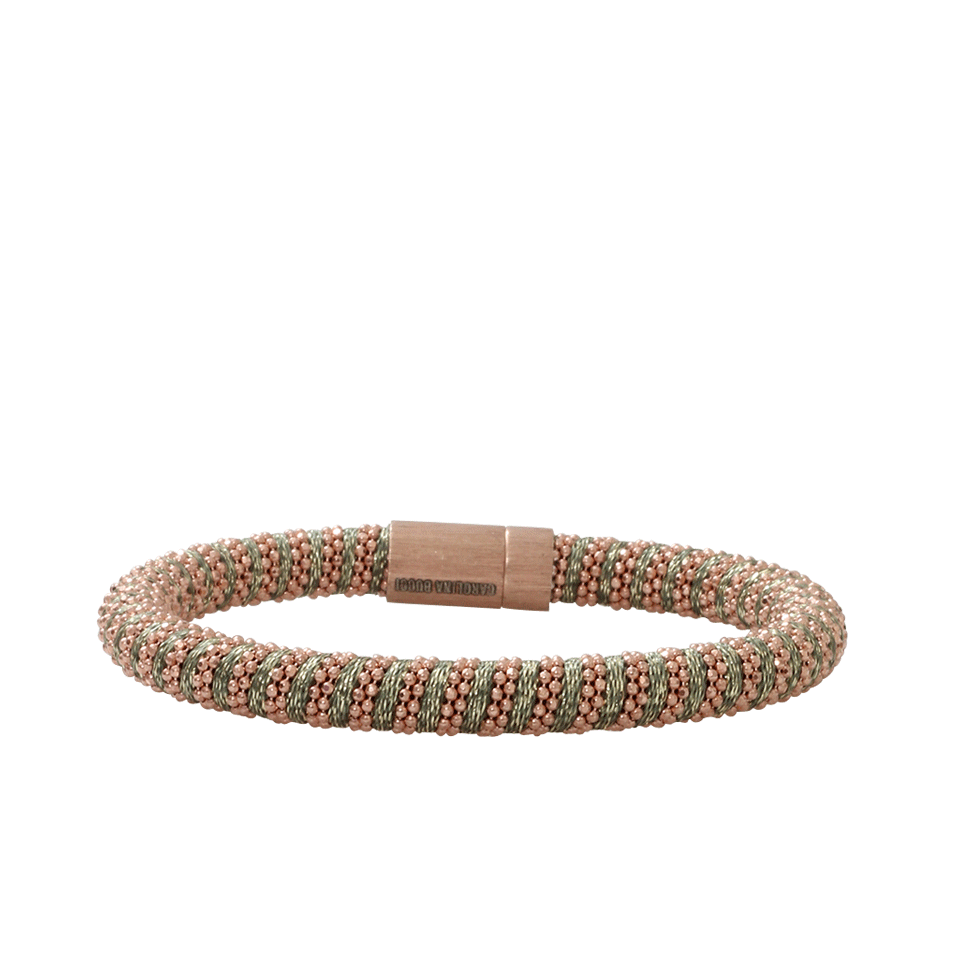 Leaf Sparkle Twister Band Bracelet JEWELRYFINE JEWELBRACELET O CAROLINA BUCCI   