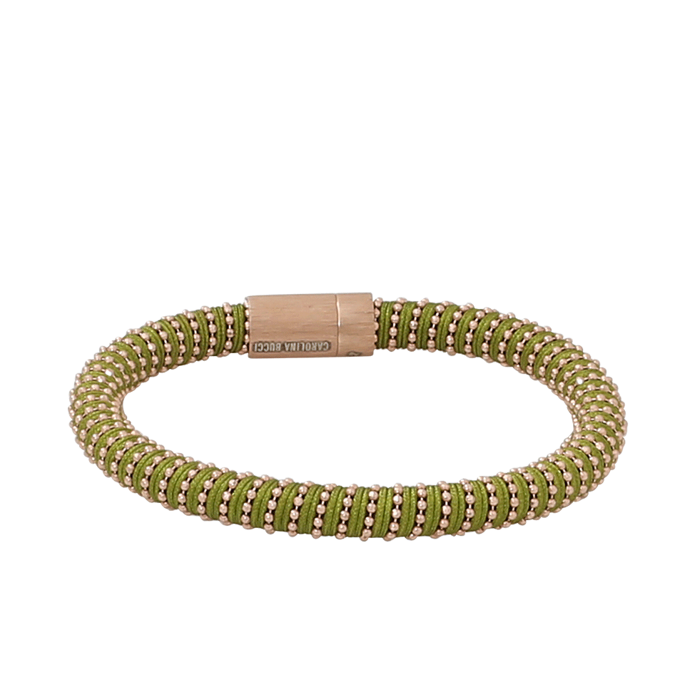 CAROLINA BUCCI-Light Green Twister Band Bracelet-LIGHTGRN