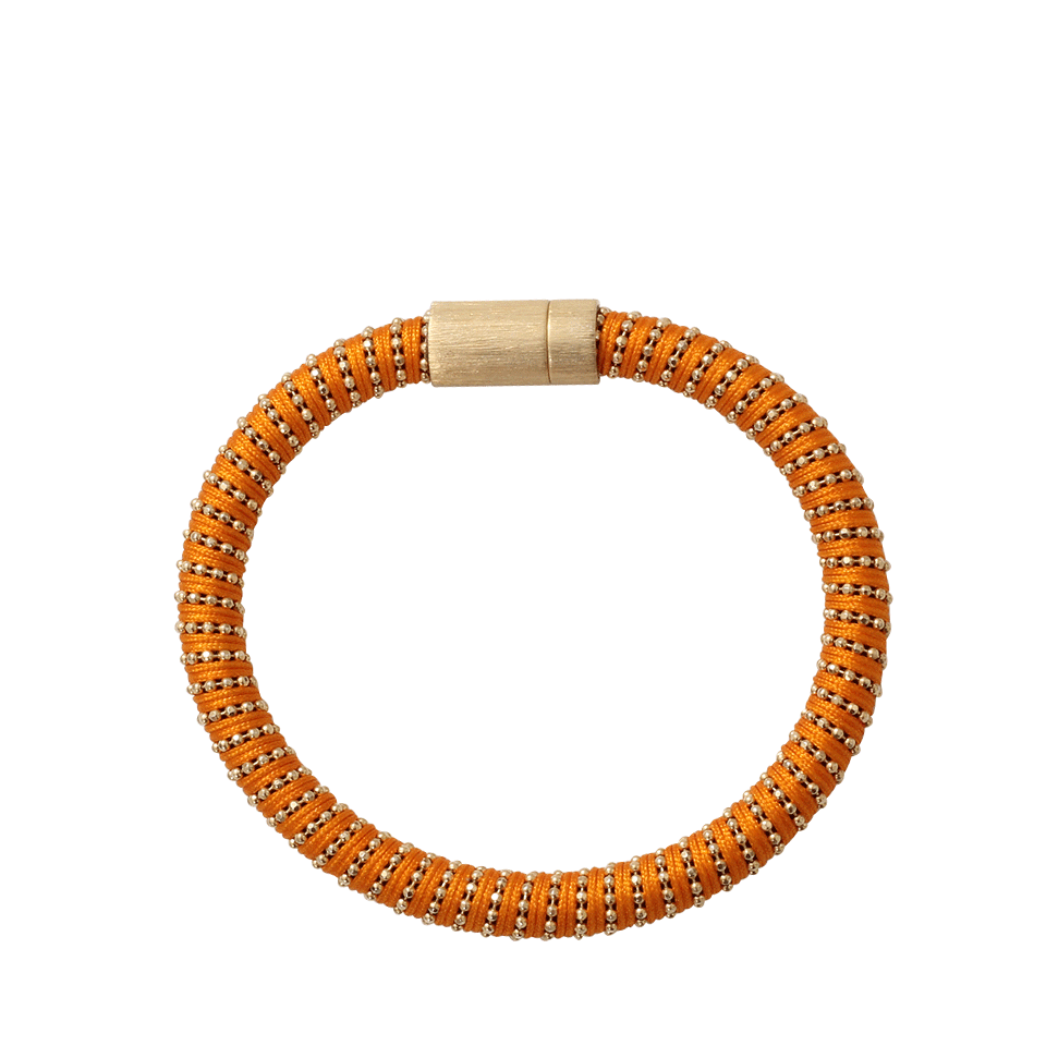 CAROLINA BUCCI-Orange Twister Band Bracelet-ORANGE