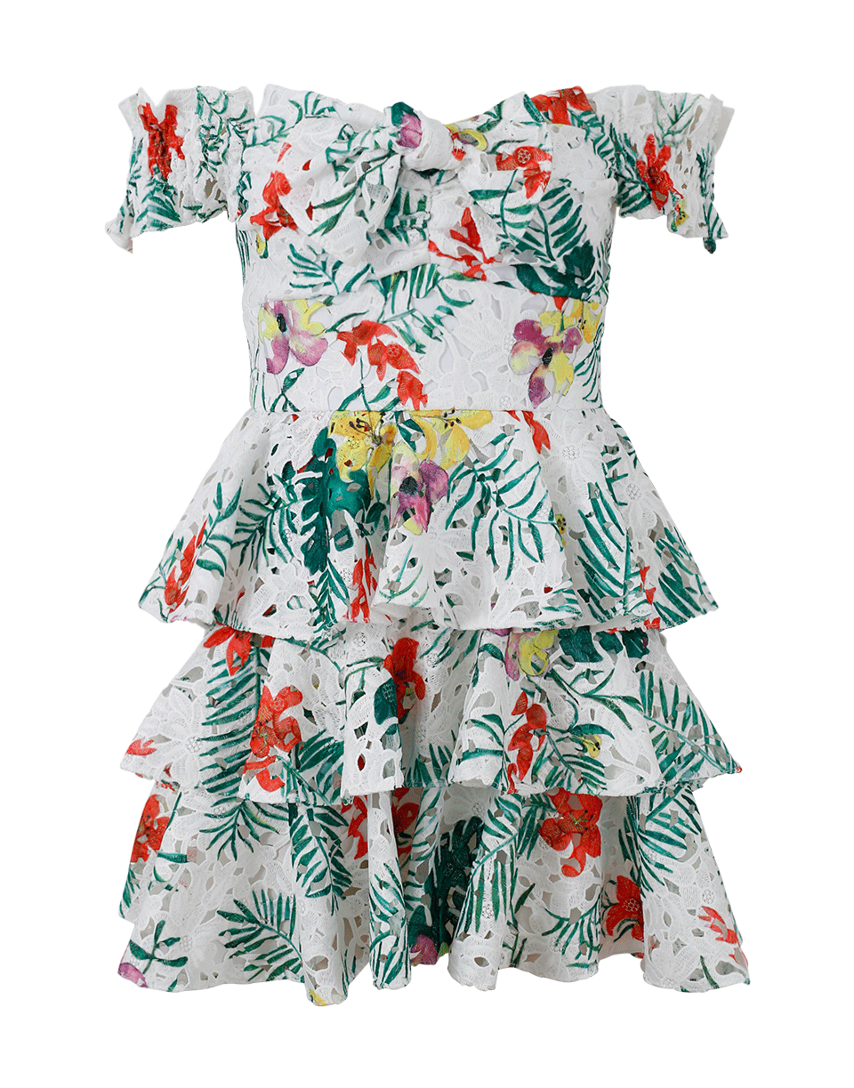 Helene Ruffle Lace Dress CLOTHINGDRESSMISC CAROLINE CONSTAS   