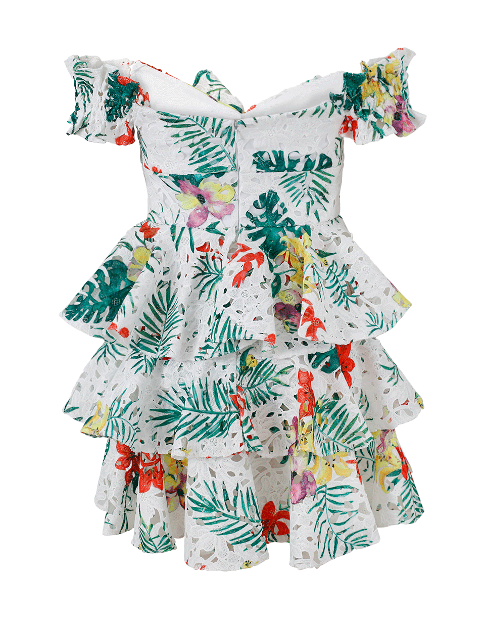 Helene Ruffle Lace Dress CLOTHINGDRESSMISC CAROLINE CONSTAS   