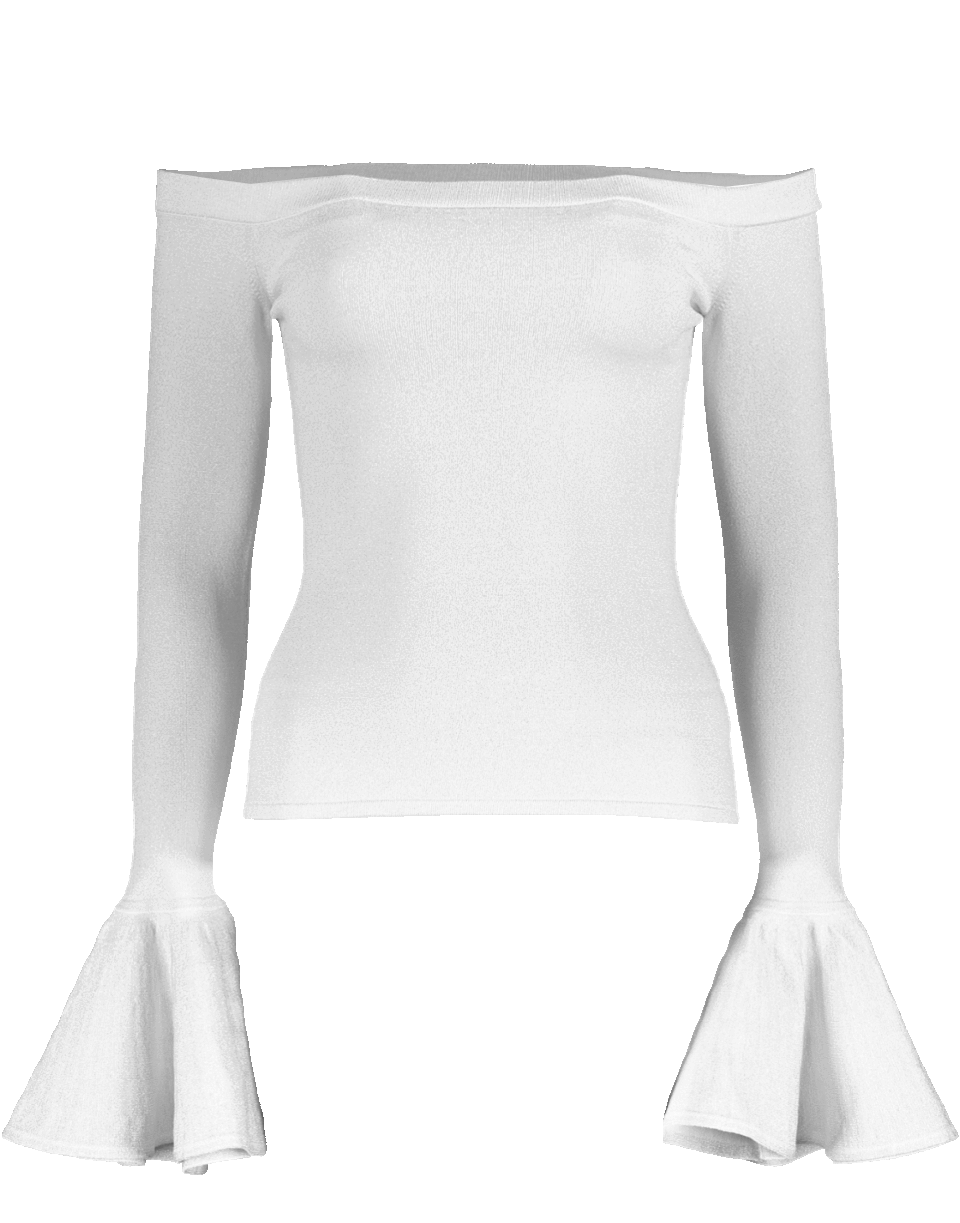 CAROLINE CONSTAS-Off Shoulder Sweater-