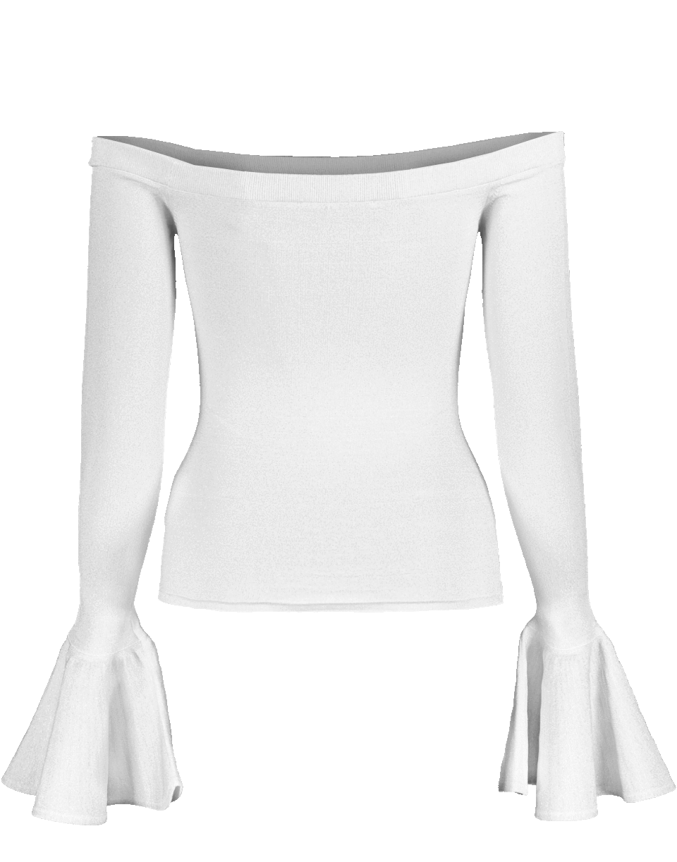 CAROLINE CONSTAS-Off Shoulder Sweater-