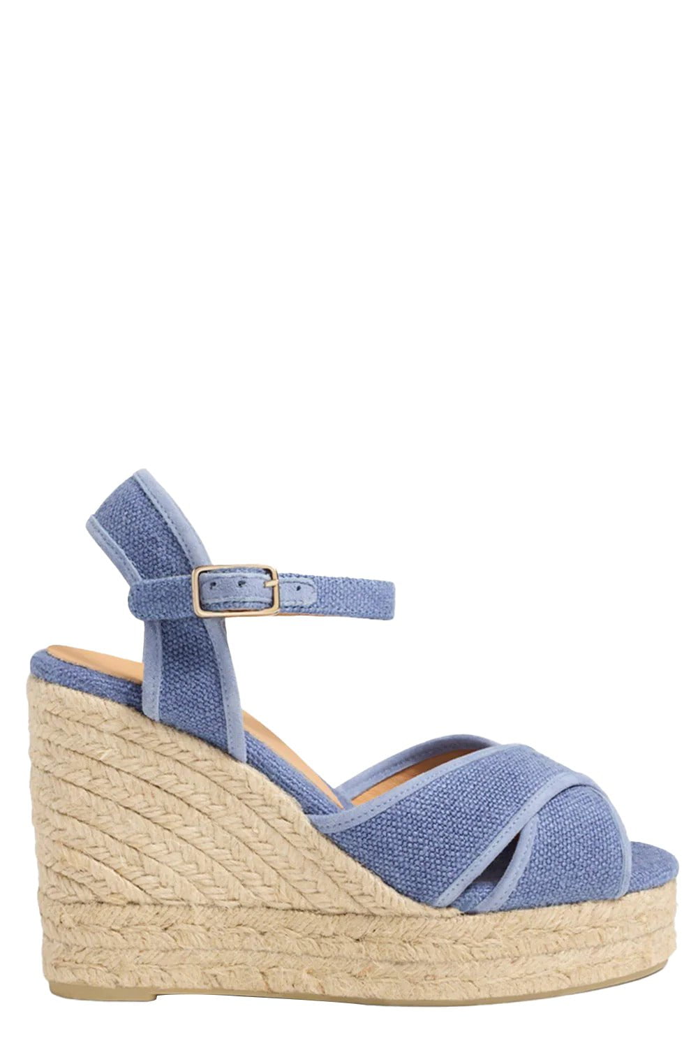 Castaner Blaudell Denim Wedge Espadrille Sandals, Azul Oscuro, Women's, 40eu, Pumps & High Heels Wedge Heels & Wedge Espadrilles