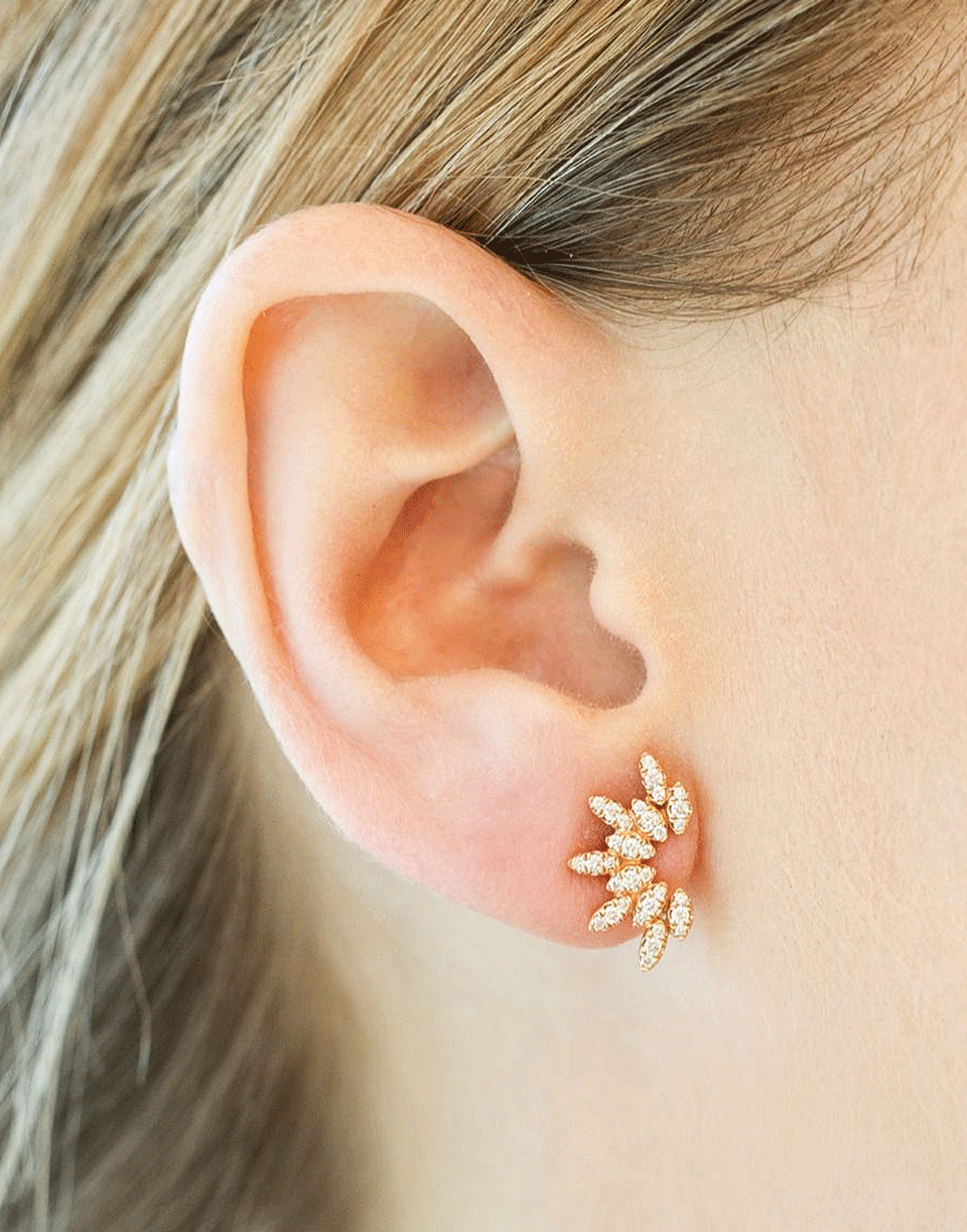 DANA REBECCA DESIGNS-Lori Paige Stud Earrings-ROSE GOLD