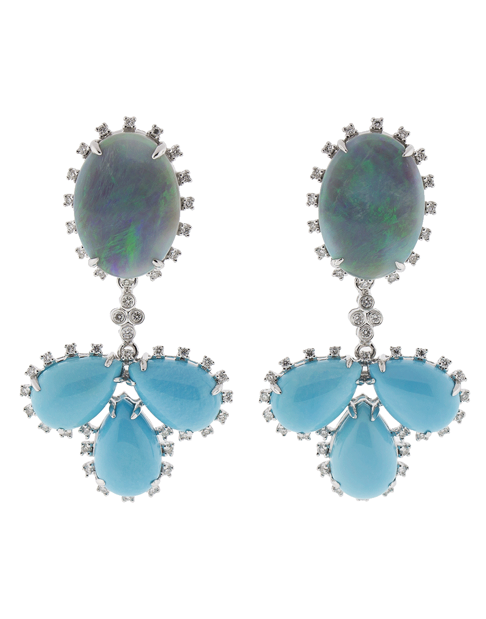 Turquoise & Opal Earrings Earrings JEWELRYFINE JEWELEARRING DANA REBECCA DESIGNS   