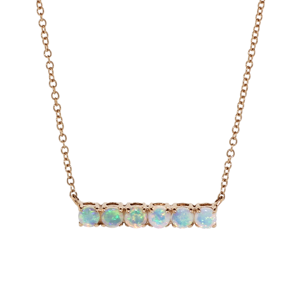 DANA REBECCA DESIGNS-Opal Necklace-ROSE GOLD